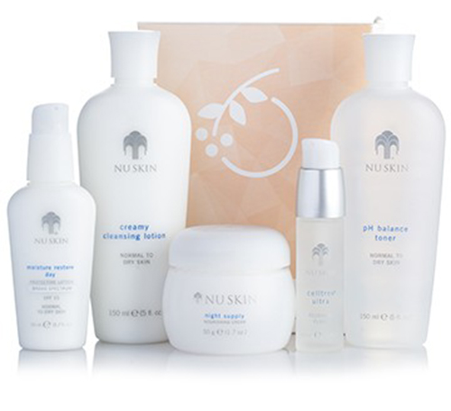 Bộ mỹ phẩm Nuskin dưỡng da Nutricentials Daily Skin Health Set dành cho da khô